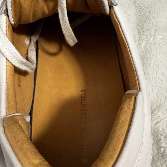 Want Les Essentiels White Leather Men’s 45 Made In Portugal